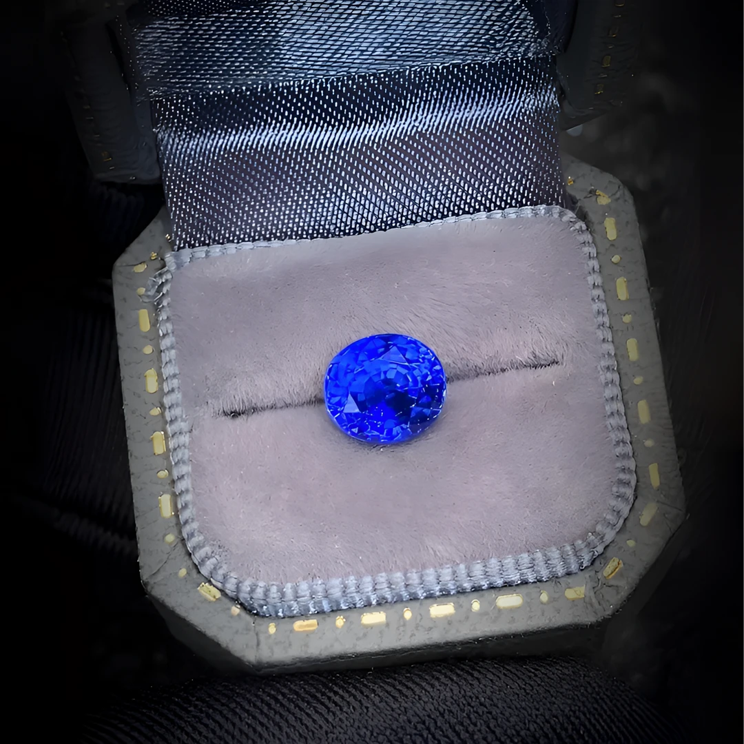 【莉资珠宝】蓝宝石皇家蓝2.17ct VB璀璨切工