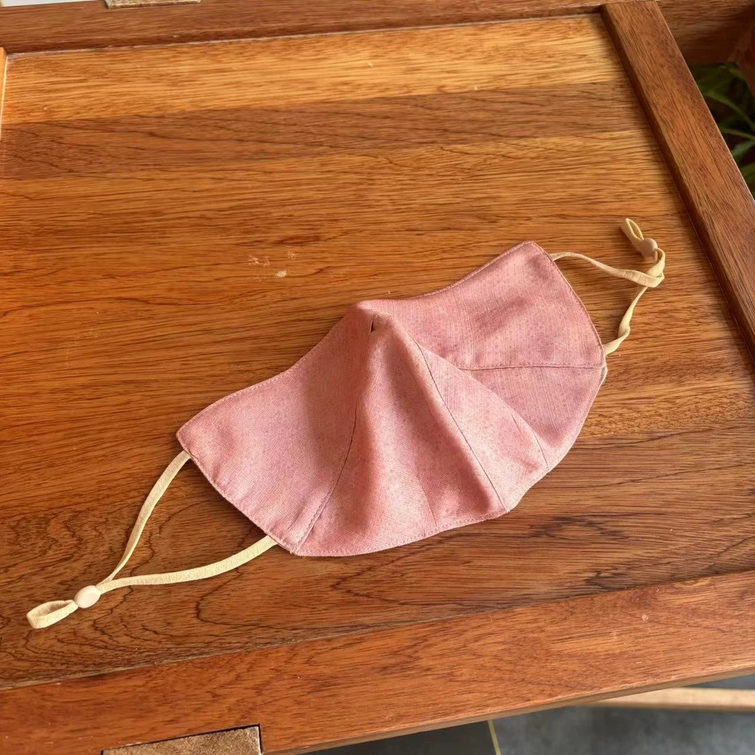 柞蚕丝防晒护眼角透气真丝口罩脏染工艺防晒口罩 L24280