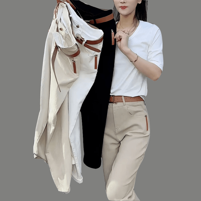 2024白色休闲哈伦牛仔裤老爹裤女款爆款大码微胖梨形身材腿粗裤子