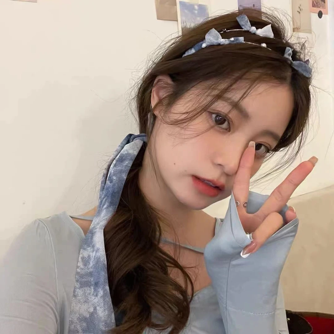 仙女发箍古风多巴胺发箍发箍发带绑发一体ins风超仙蝴蝶结编发