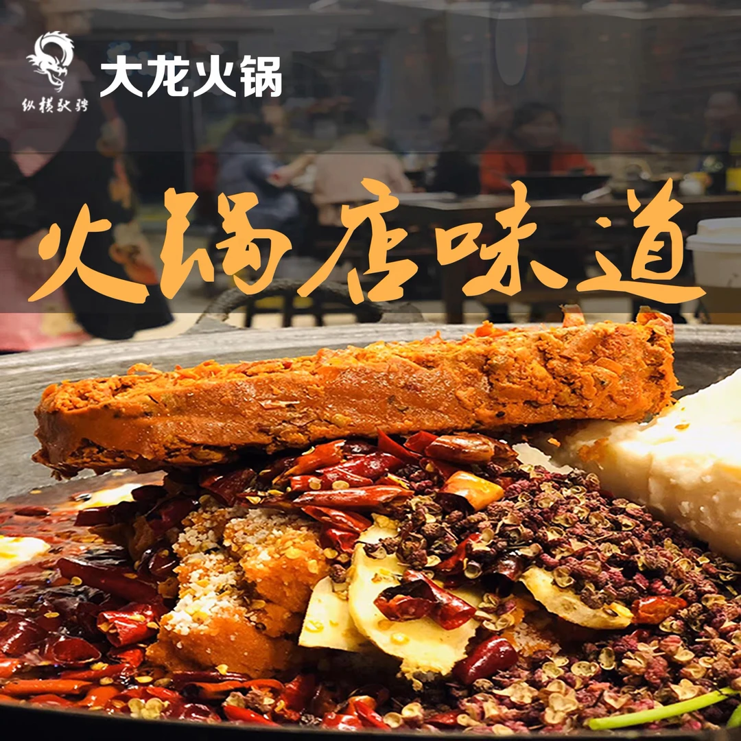 重庆大龙火锅底料发酵型家用商用麻辣牛油火锅调料组合套装