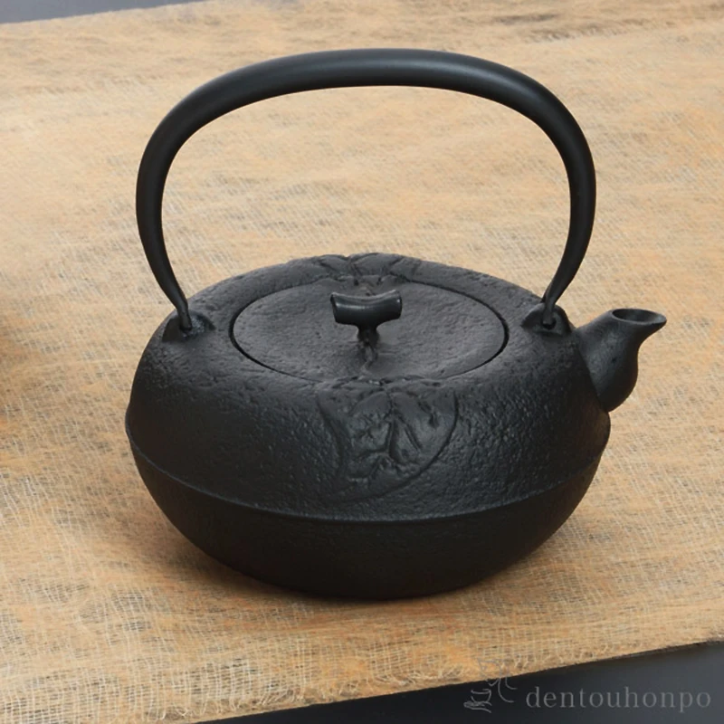 日本原装进口南部*铁器直火电磁炉可用烧水壶铁壶 铸铁水壶铁瓶