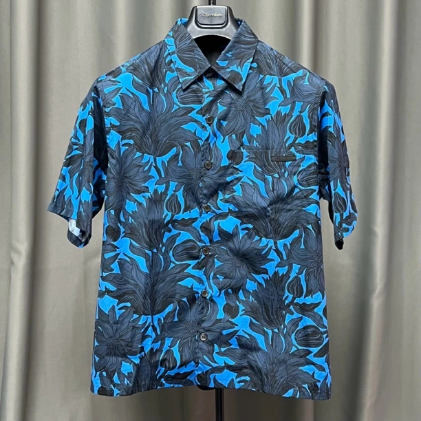 全新未使用 Prada/普拉达 男士休闲衬衫/P6700