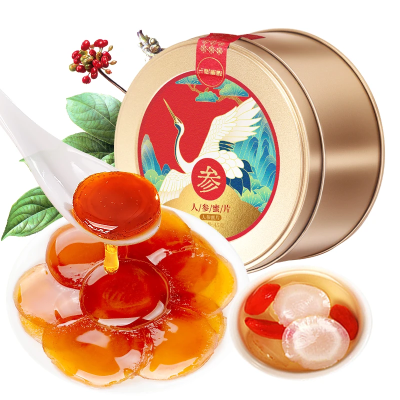 福东海 人参蜜片45g 长白山人参片 蜜片 独立包装 营养滋补切片