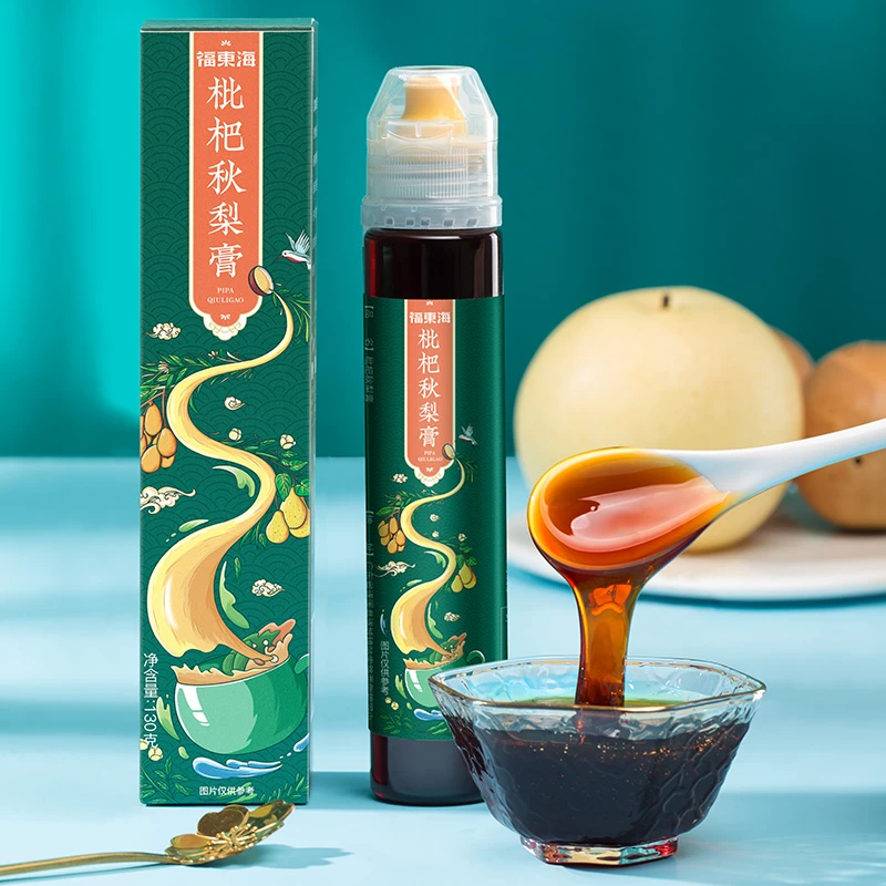 【拍1发3】福东海 枇杷秋梨膏130g 无添加雪梨膏纯梨膏琵琶膏泡水喝