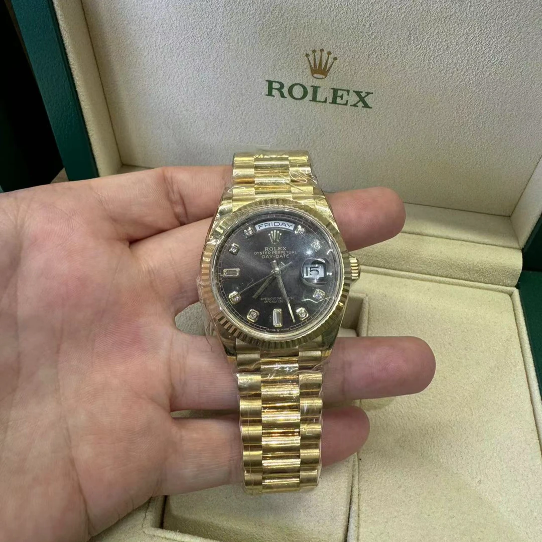 全新未使用 Rolex/劳力士 咖面钻刻 2024年未使用m128238-0022