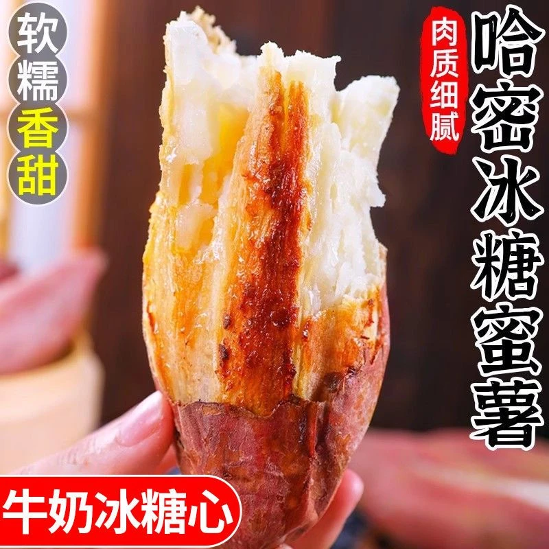 【邮政助农专属】好吃冰糖哈密薯/白心红薯/5斤白薯冰糖薯/中果