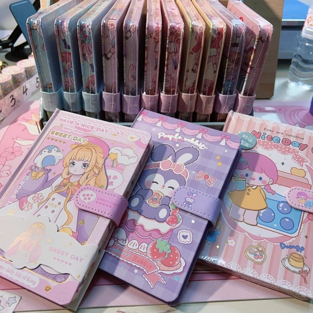 【个人单】可爱少女全横线记事本学生笔记本