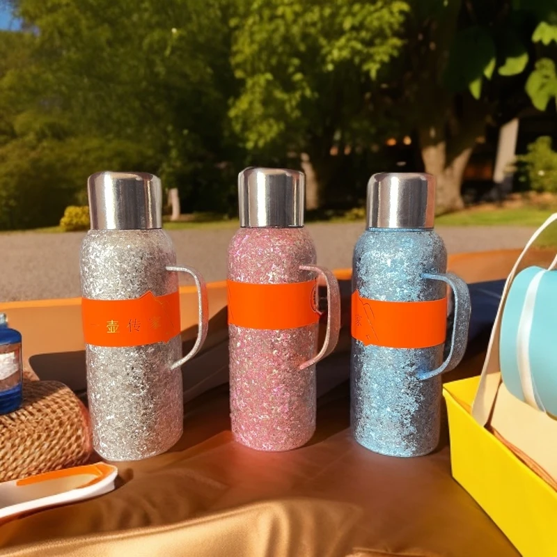 钛杯/室内/户外/900ml高颜值/保温杯  大容量便携时尚创意家用