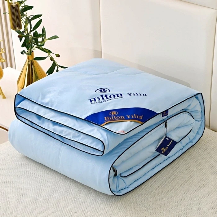 Hilton Yilin 高档蚕暖丝被冬季加厚被子保暖被芯8斤10斤学生冬被