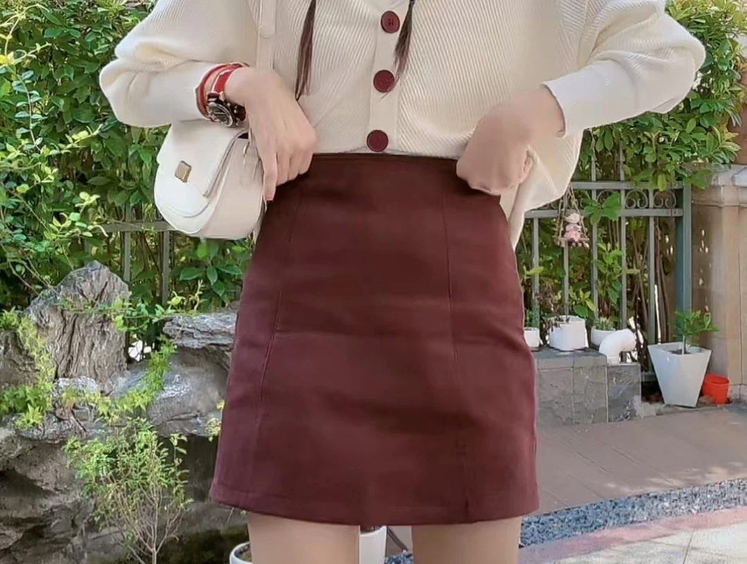 【慧美家】秋季新款时尚百搭短裙24582