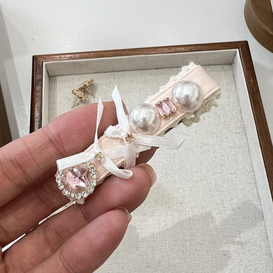 五角星蝴蝶结手工发夹