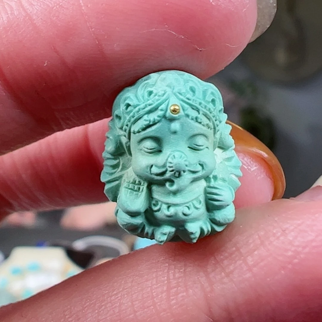 【闪购商品】绿松石珠宝奇石未镶嵌媛****～