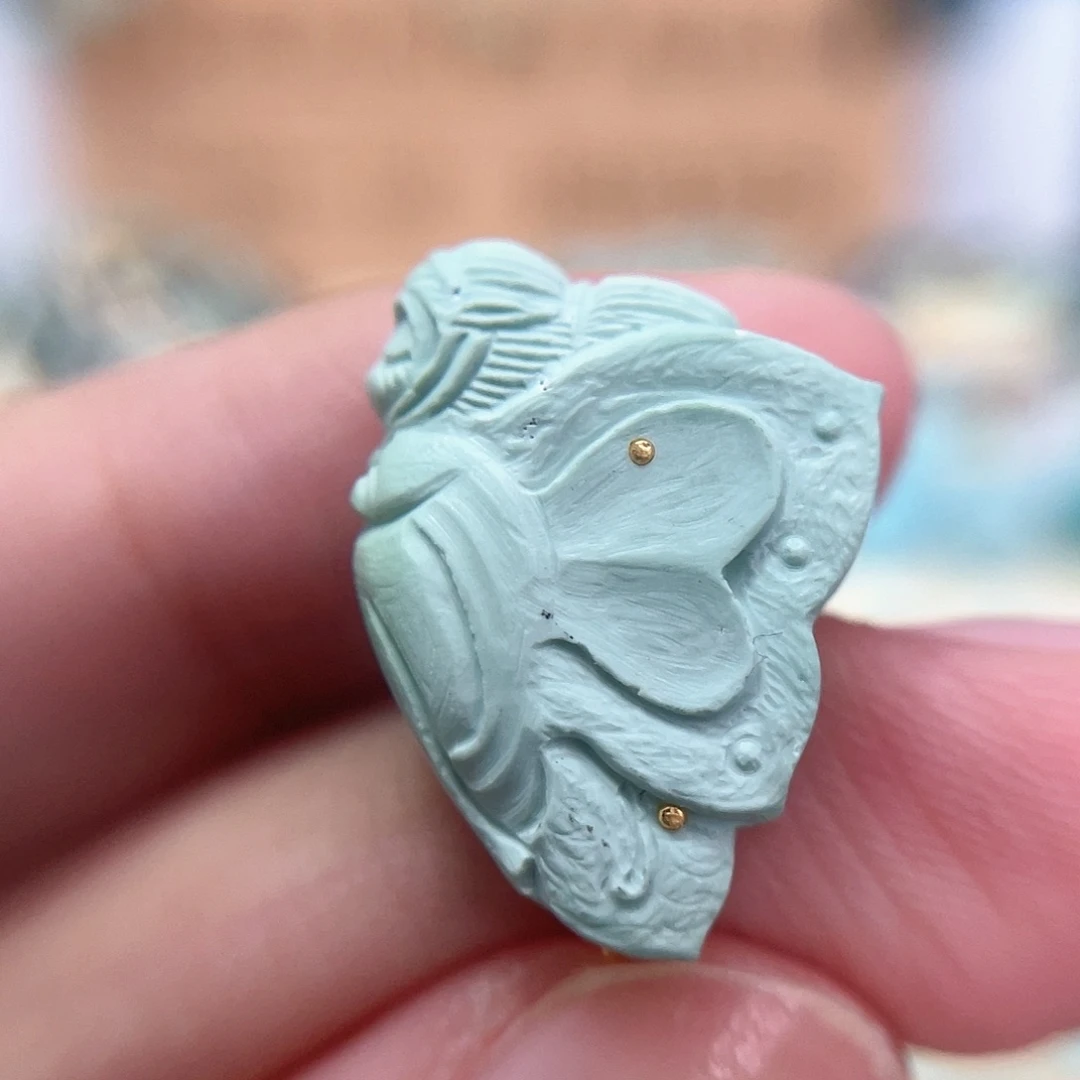 绿松石珠宝奇石未镶嵌