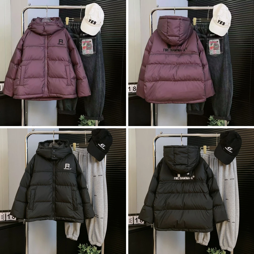 【嘟妈童装】男童冬季连帽加厚羽绒服中大童保暖外套上衣韩版7863