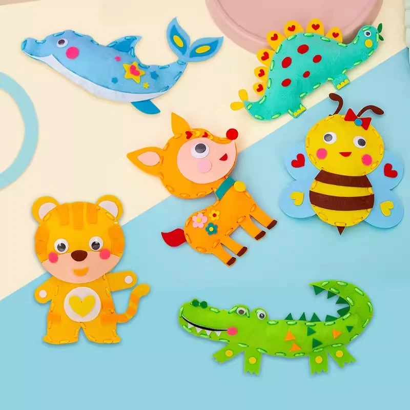 儿童可爱缝缝乐不织布手工创意挂件材料包DIY玩偶摆件精美礼物