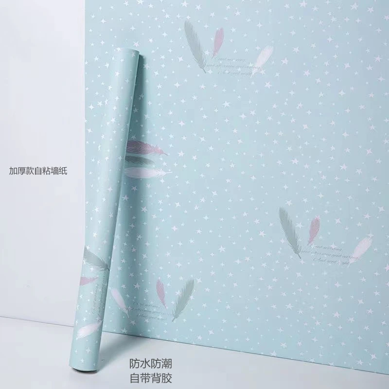 肤感装饰3D贴纸自粘墙纸墙纸防水防潮自贴2024爆款家用卧室墙纸贴