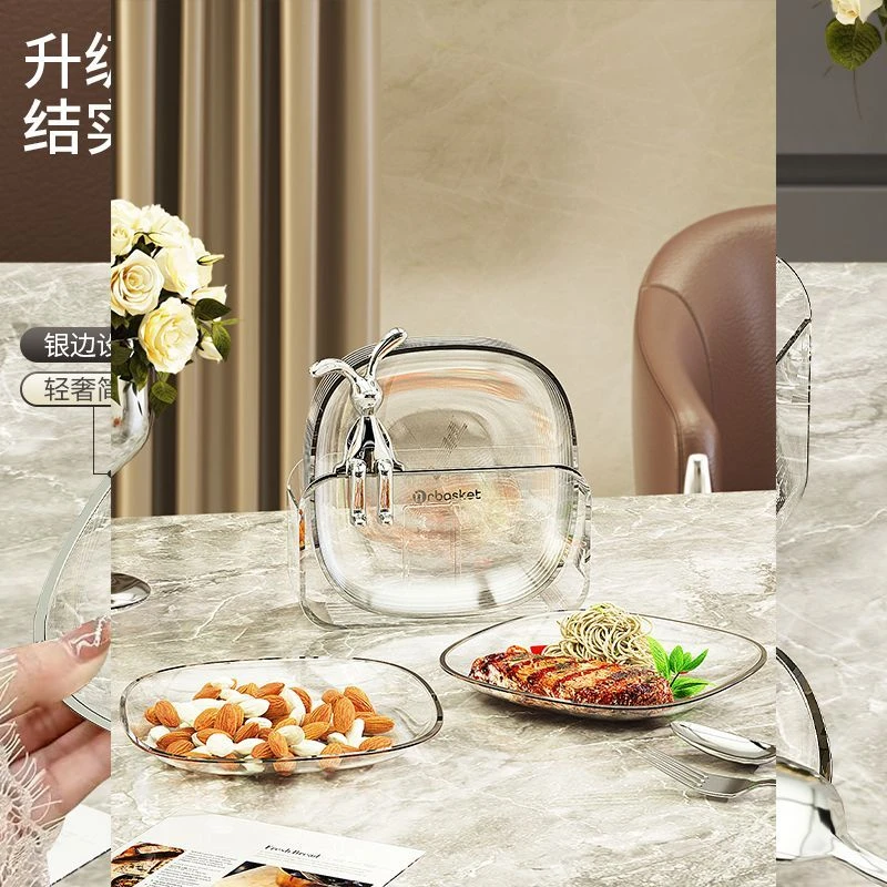 家用吐骨碟吐骨盘头盘渣盘餐桌垃圾骨头盘子装水果零食小碟小菜碟