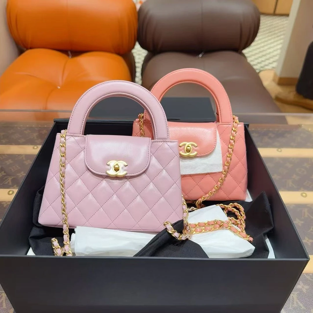 全新未使用 Chanel/香奈儿 0122/全心/24A/浅粉紫色/Kelly小号