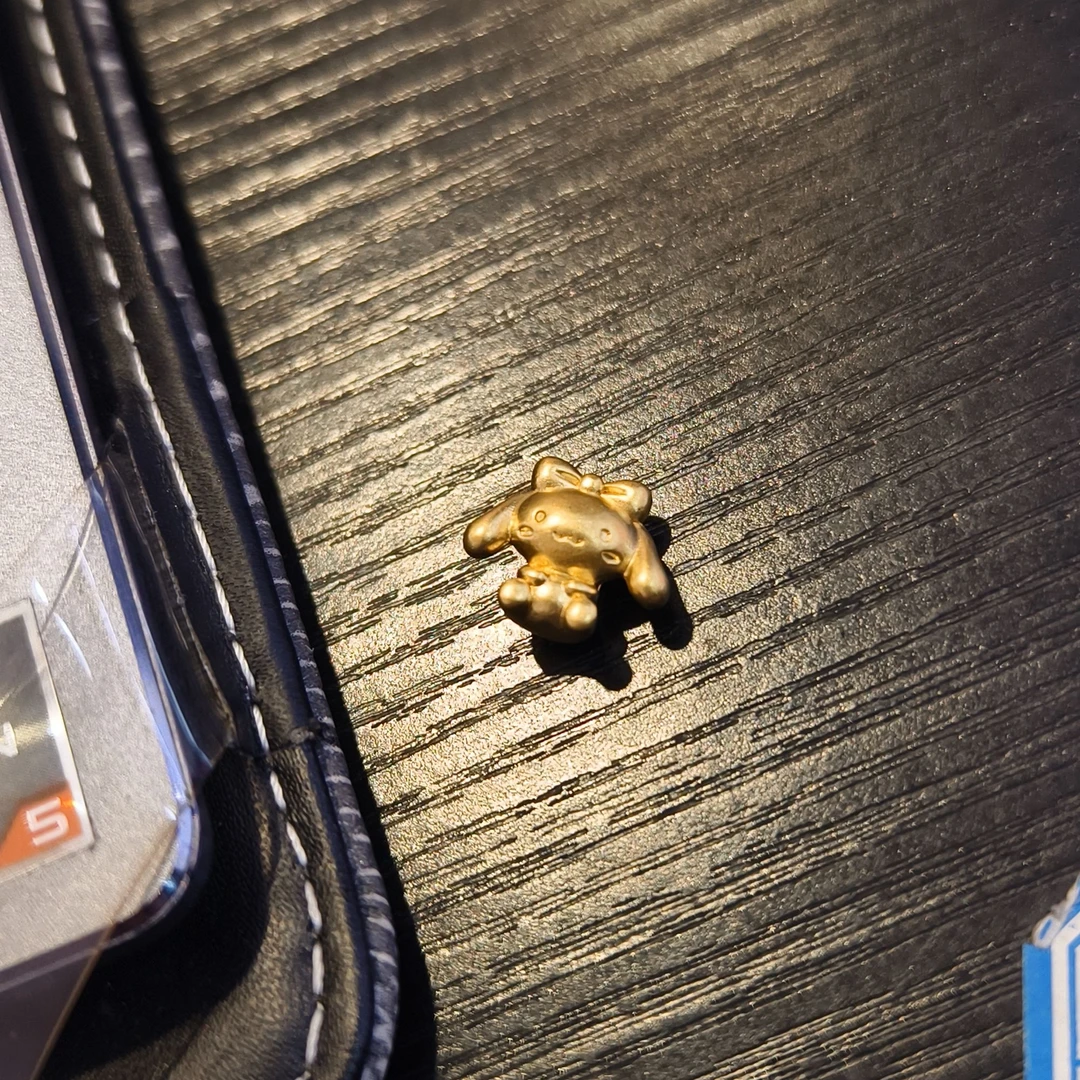 【周老板】足金玉桂狗首饰转运珠