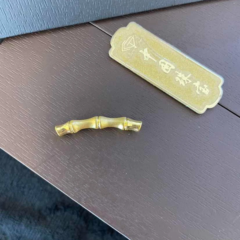 “屿竹”18k竹节吊坠