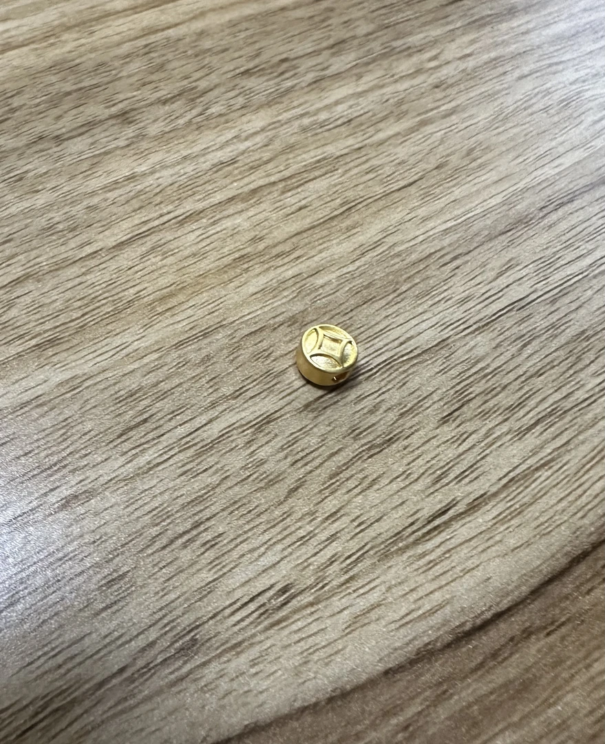 【周老板】足金铜钱转运珠