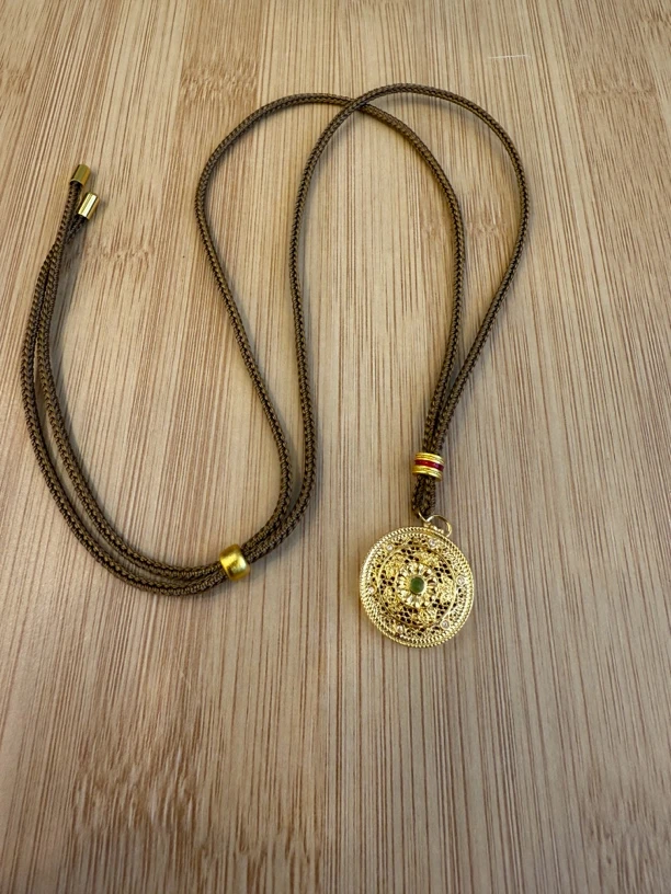 “喜结连理”足金999碧云罗盘/和田玉