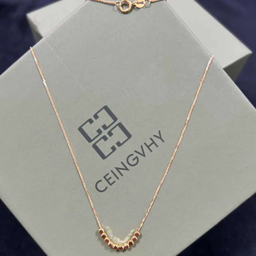 “小方糖”18K项链