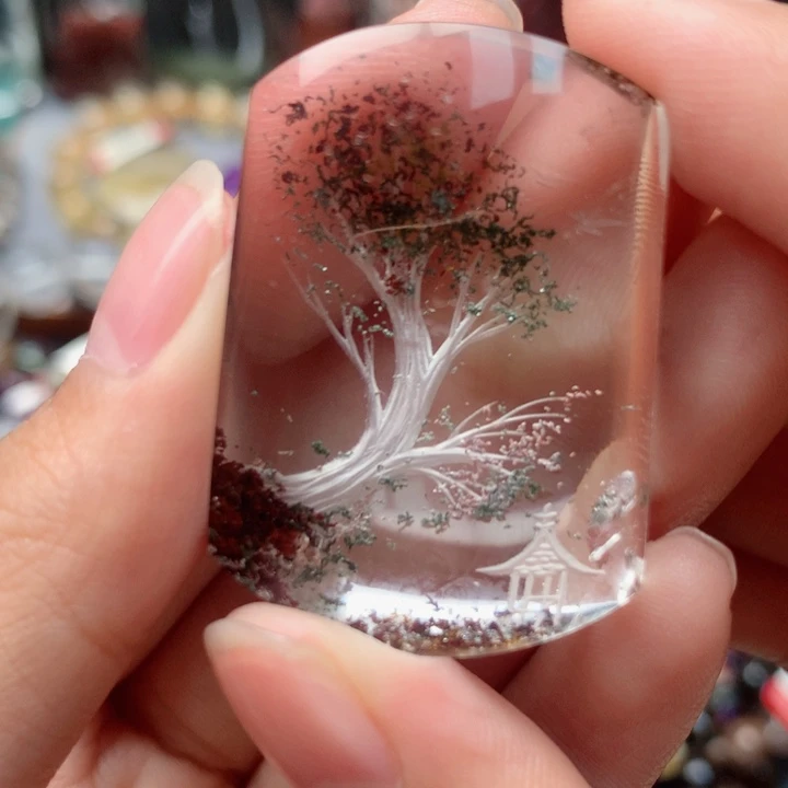 水晶吊坠(不含链)未镶嵌