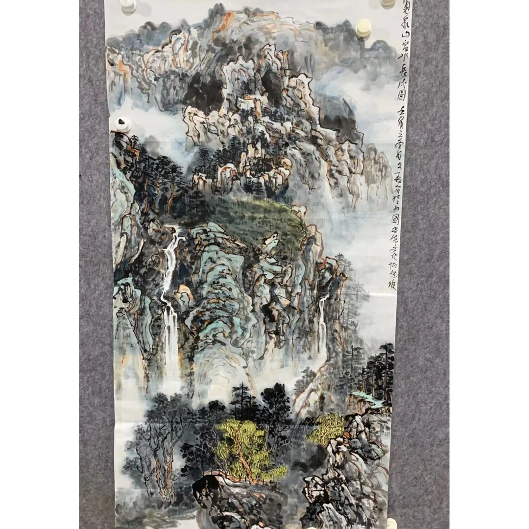 《富水长流图》杨久春老师画作/无框架无装裱（临时链接）