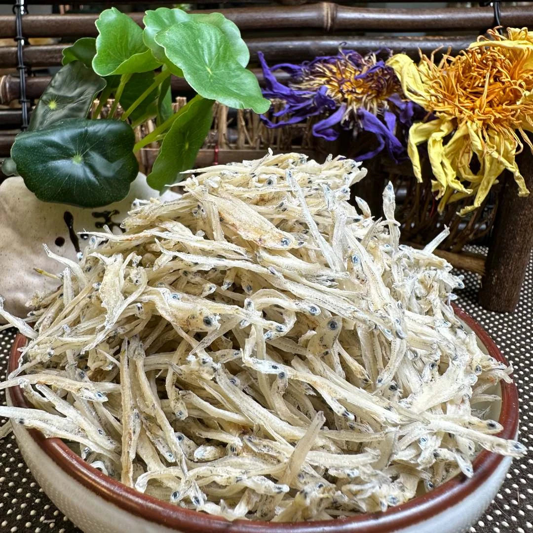 银鱼干生晒淡干小号银鱼干 250-500克 蒸煎焖炒味香鲜甜淡