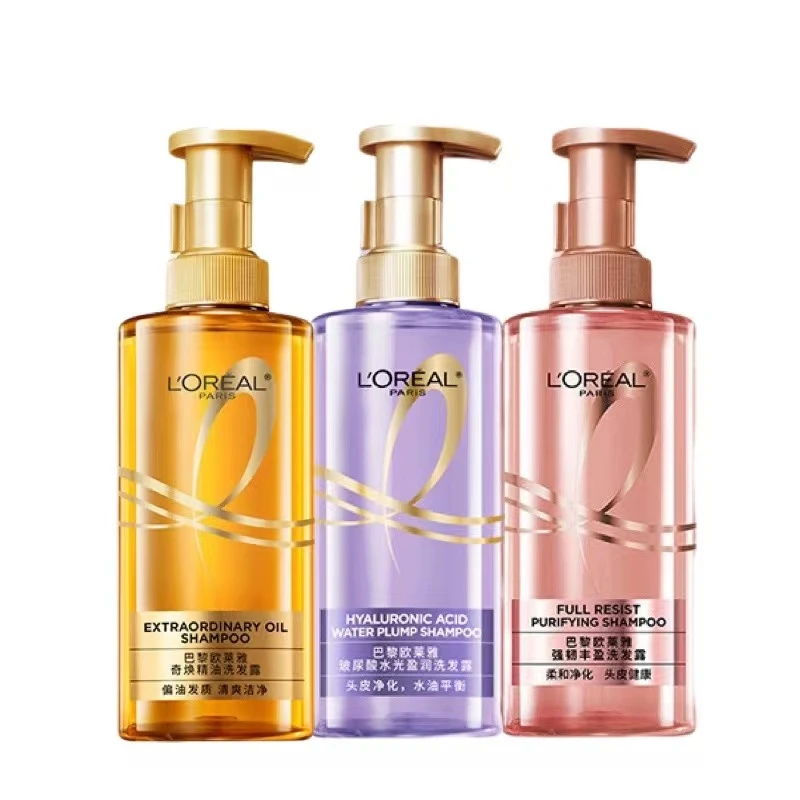 欧莱雅（L'OREAL）玻尿酸洗发水奇焕精油生姜强韧丰盈润发乳440ml