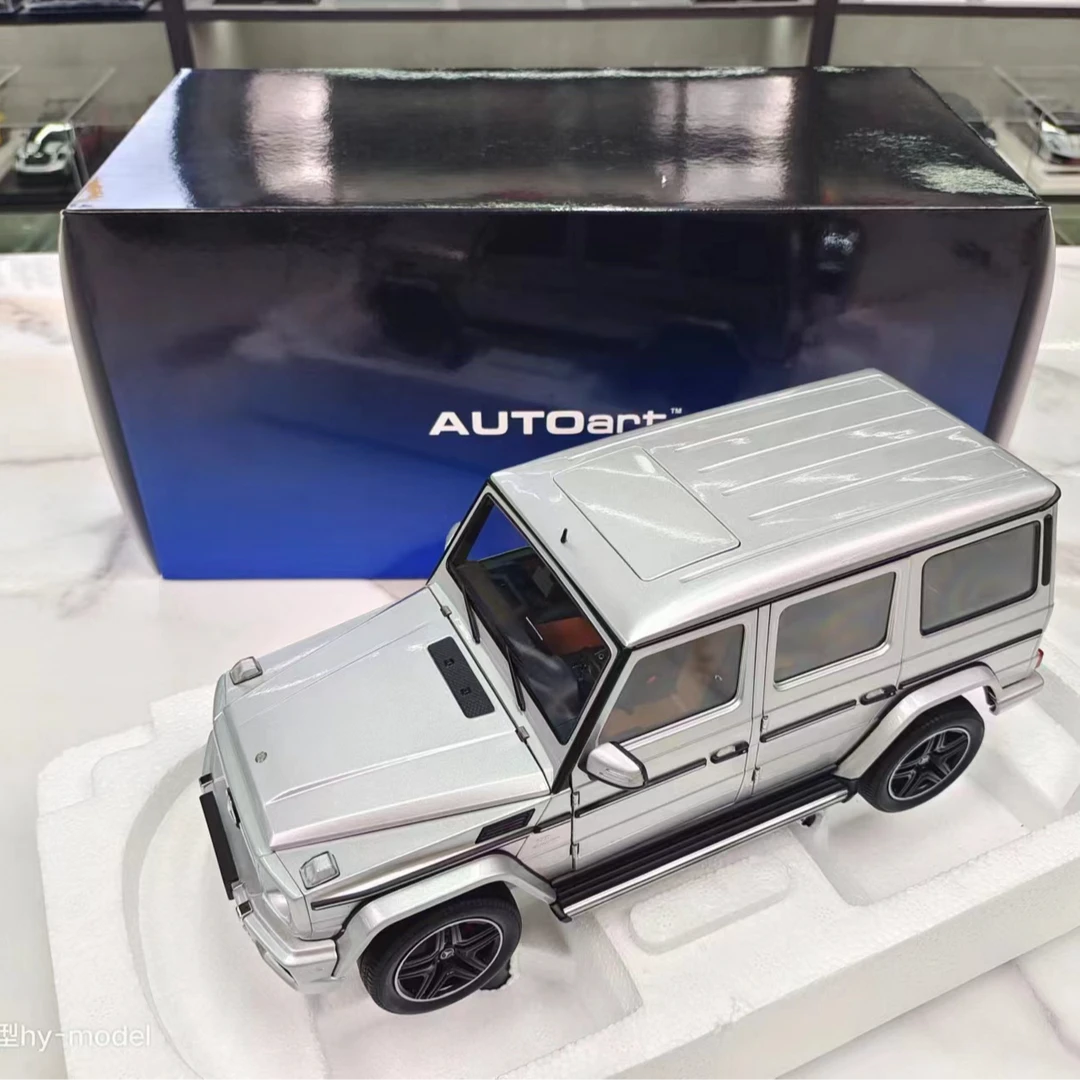 AA奥拓1:18 奔驰G63 AMG 全开abs汽车模型2017款收藏礼品