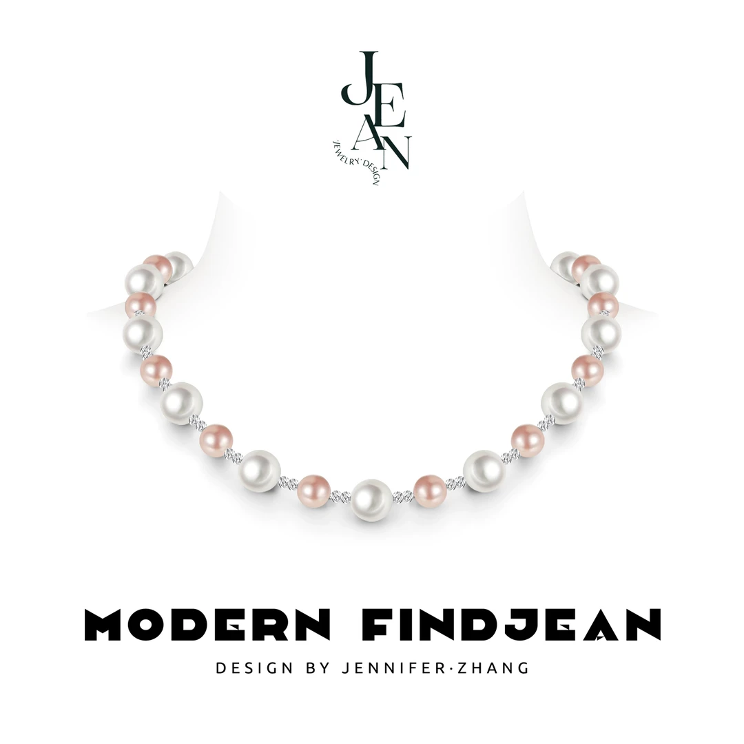 铜合金项链 Regalcore Vibe【优雅真麻灰】法式优雅 高级施华洛时尚