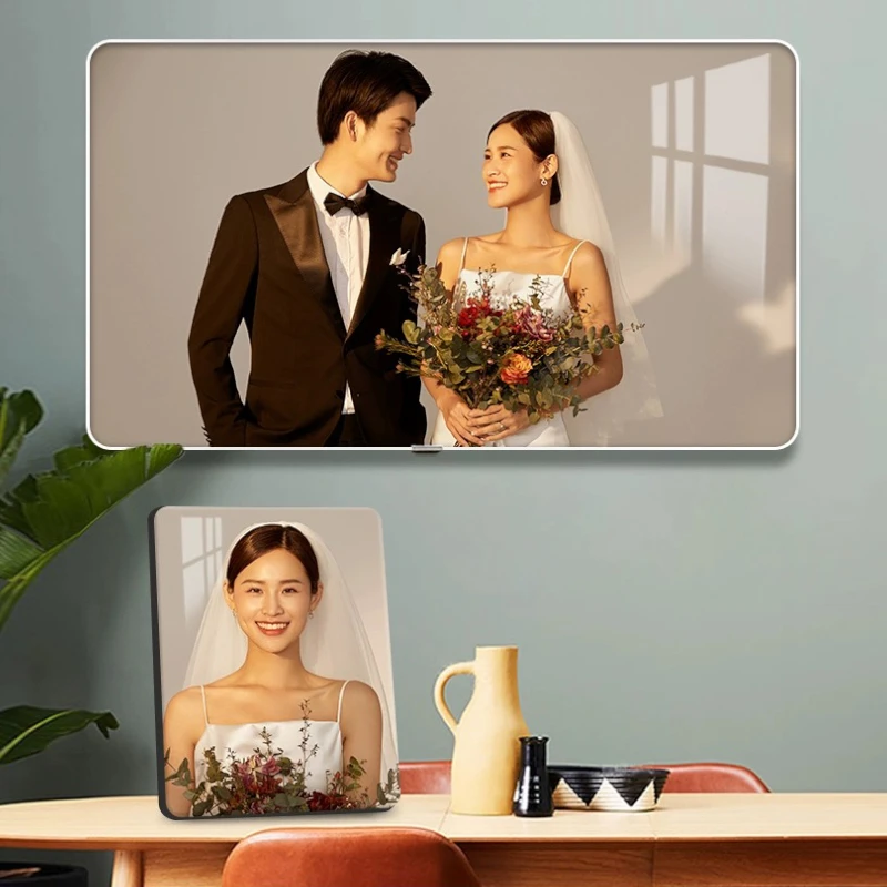 相框摆台定制洗照片做成毕业水晶挂墙打印加相片制作婚纱照全家福