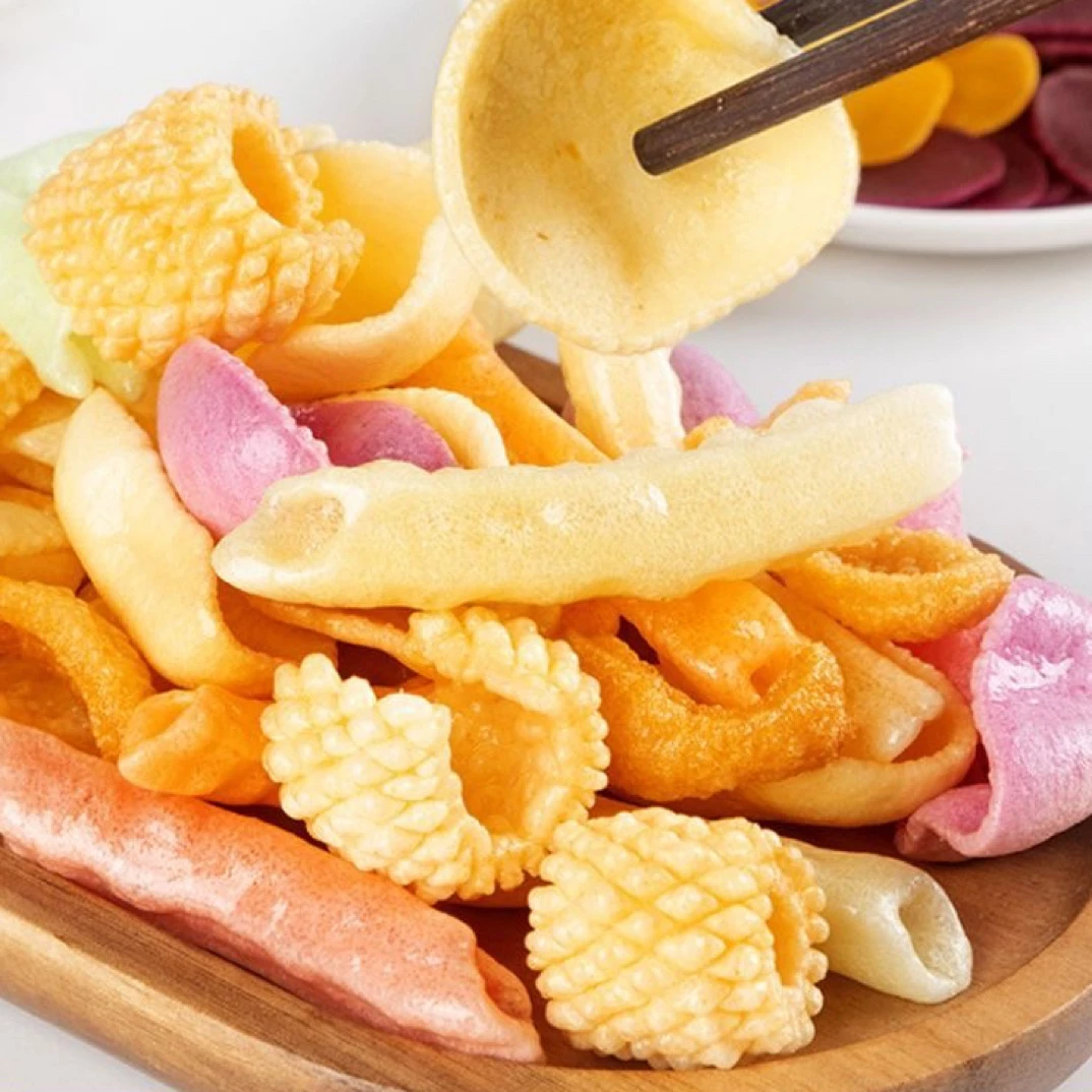 新人福利】自炸虾片多种混装老少皆宜膨化休闲小吃解馋零食推荐