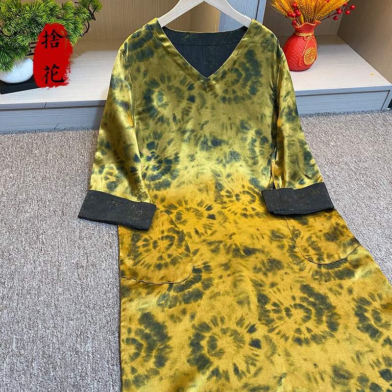 【熙祥】新中式中国风国潮女装连衣裙气质休闲时尚双面双穿高级感