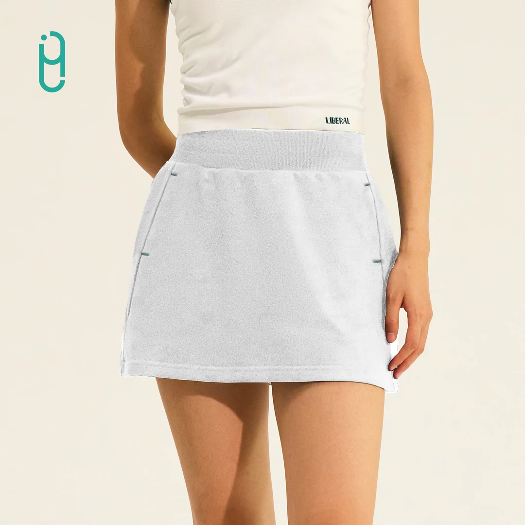 YLI运动短裙女士春夏透气舒适显瘦休闲半身裙时尚百搭防走光裙子