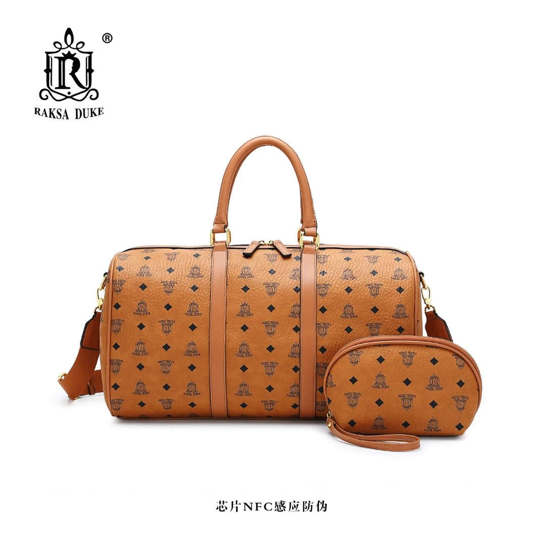 R RAKSA DUKE/罗萨公爵欧美时尚潮流百搭手提旅行包赠手抓包R0718