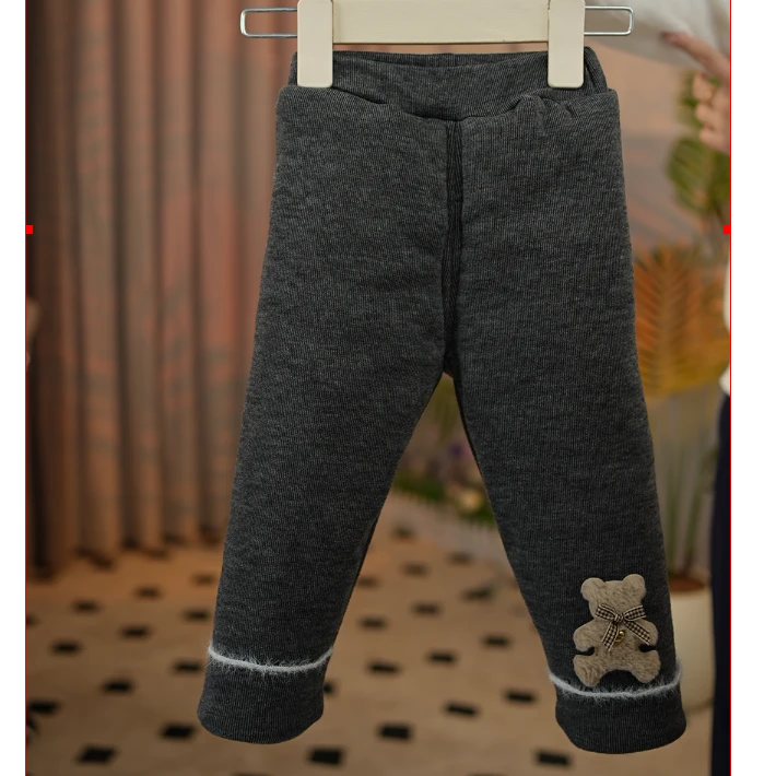女童打底裤温控加绒加厚外穿冬季新款宝宝一体绒保暖棉裤洋气长裤