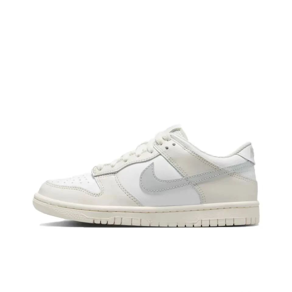NIKE/耐克NIKE DUNK LOW GS 女子奶油哈密瓜低帮灰板鞋FB9109-109