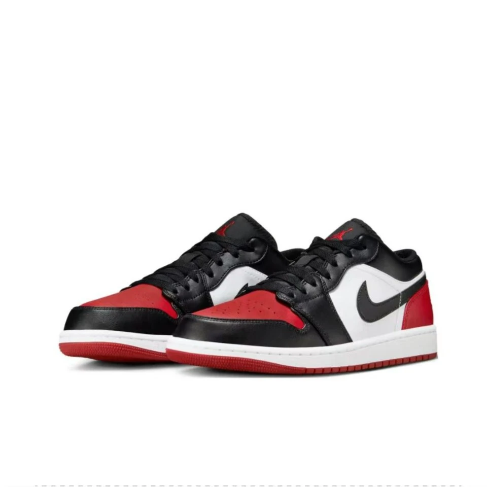 NIKE/耐克NIKE AIR JORDAN 1低帮黑红白AJ1休闲板鞋553558-161