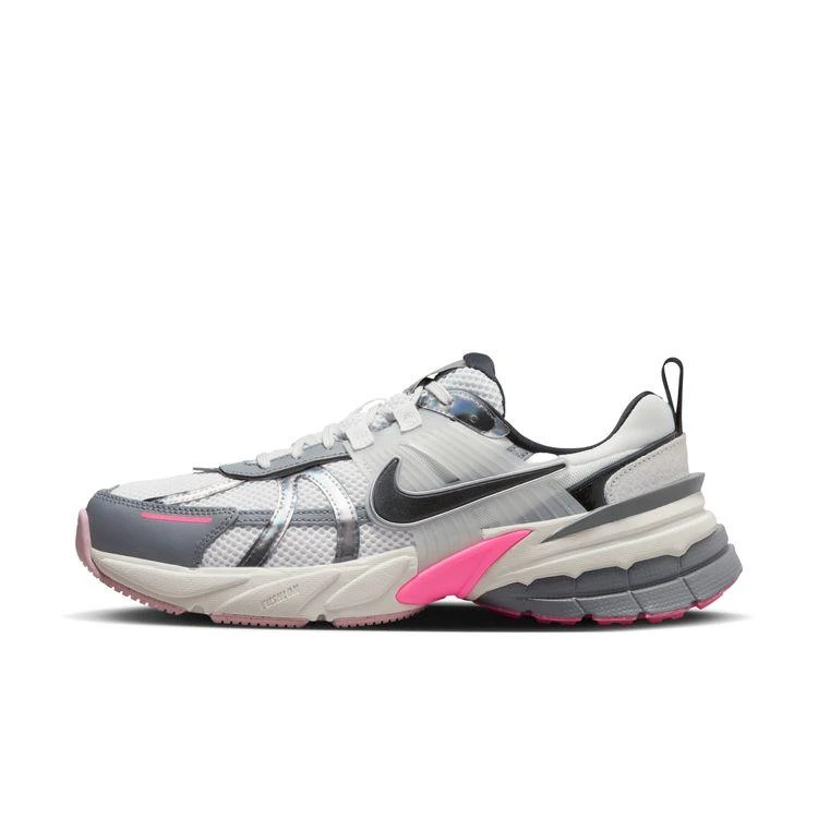 NIKE V2K RUN 低帮女子休闲运动老爹鞋 灰白粉 FZ5061-100