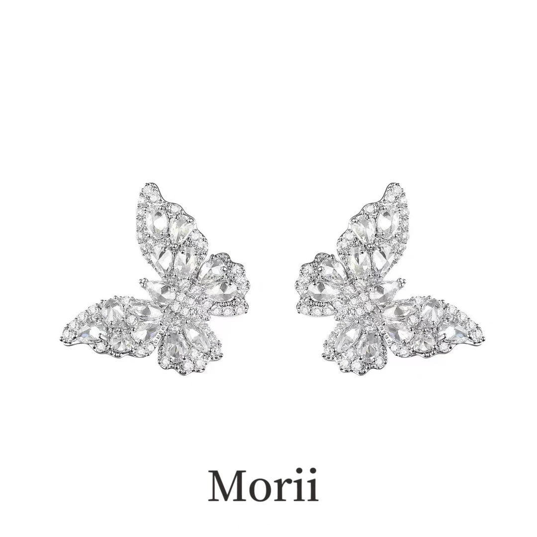 铜合金耳饰 A278 富家千金风简约轻奢高级女神气质经典百搭耳钉