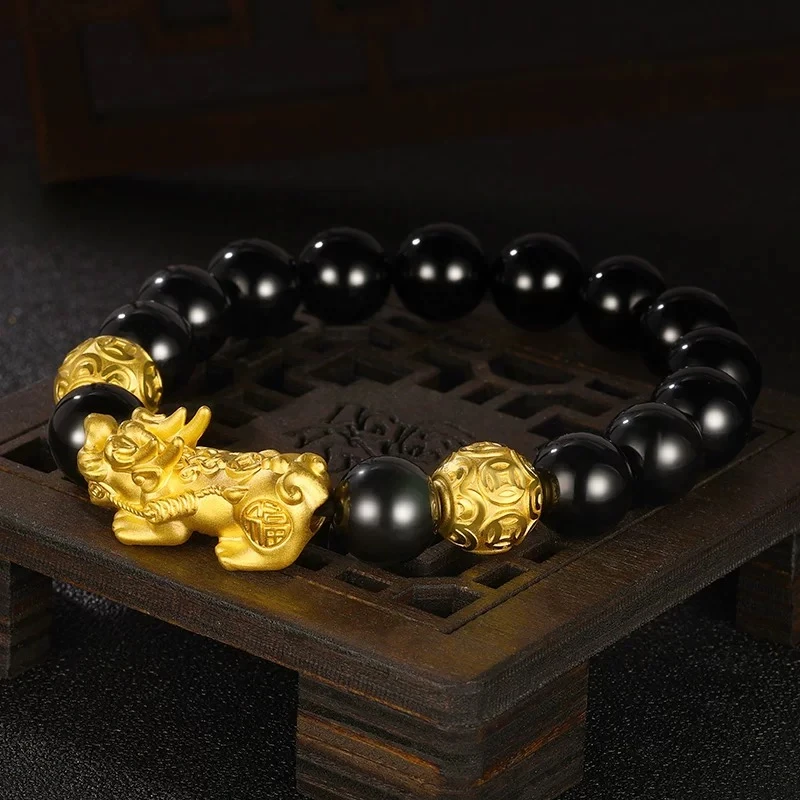 【双十一福利】貔貅转运珠手串男女同款手链