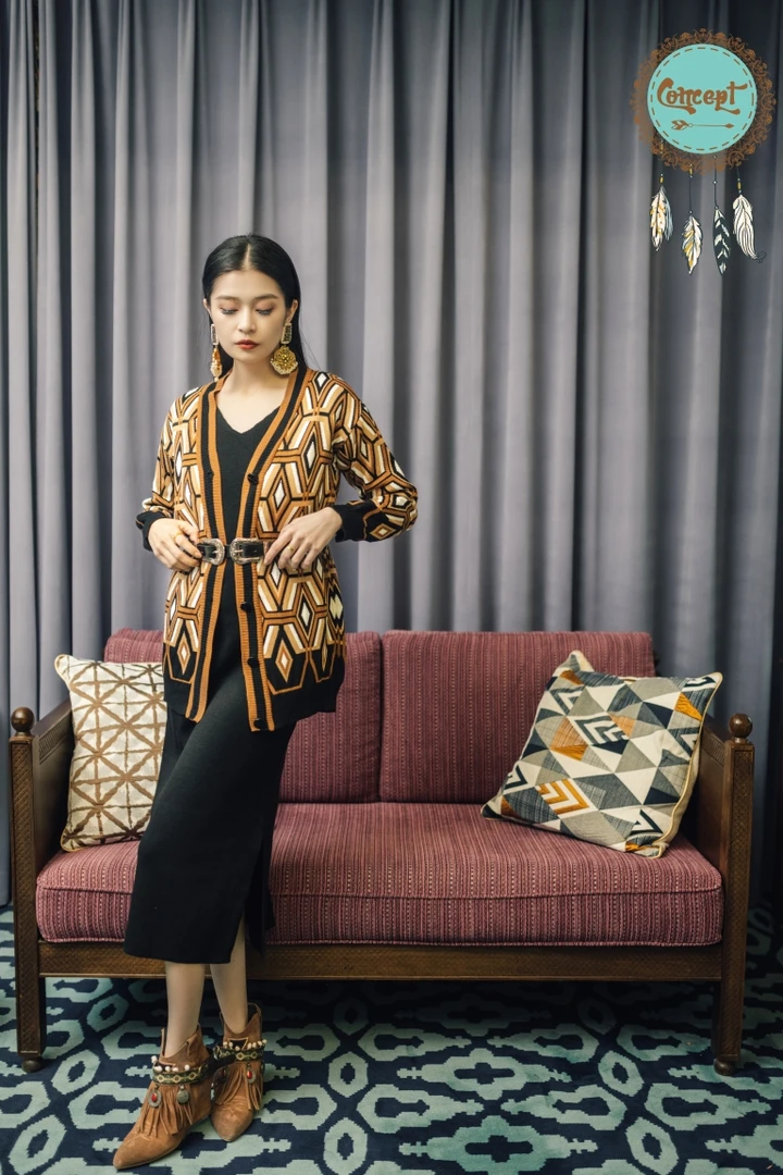 Concept图腾针织套装