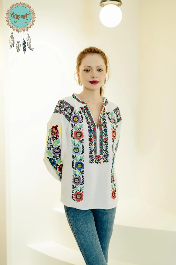 Concept重工刺绣衬衣