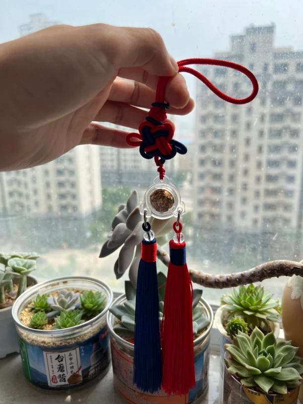 铜亚克力吊坠 龙婆宋猜咬钱虎车挂件