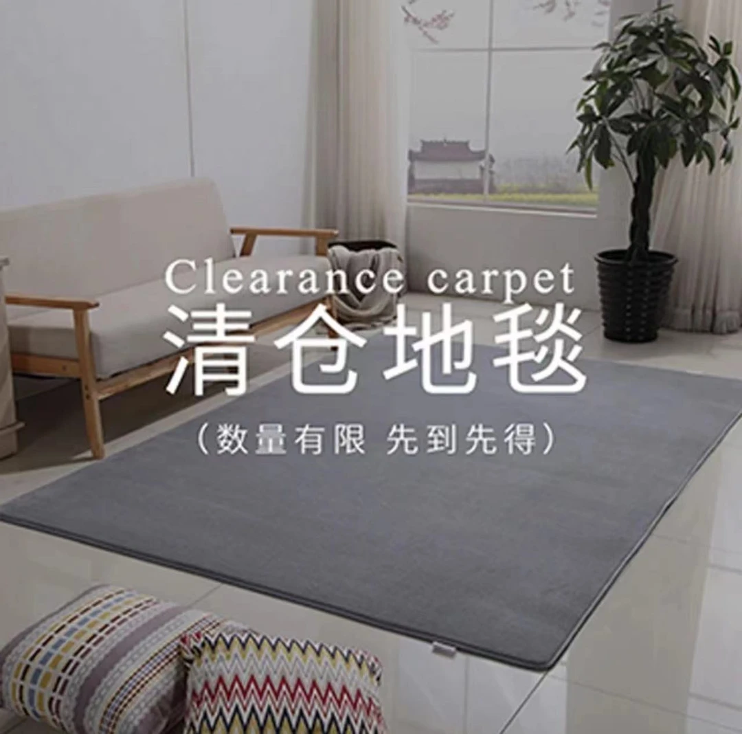 C101-C200微瑕地毯厅卧室厨房通用不同材质茶几垫地毯榻榻米