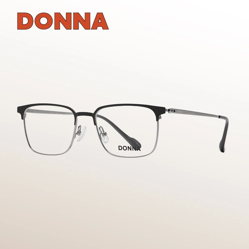 DONNA哆哪眉线框眼镜框钛腿舒适超轻素颜可配近视NH20010